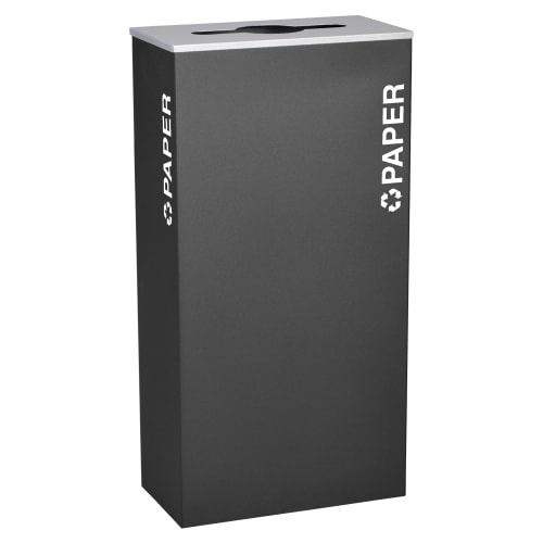 Ex-Cell Kaiser Classic Kaleidoscope 17 Gallon XL Paper Receptacle, Black